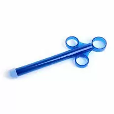 Туба для введения лубрикантов LUBE TUBE - BLUE, 8,2 см, АБС-пластик, синий