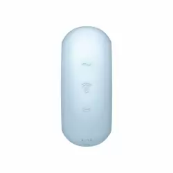 Двойной стимулятор клитора Satisfyer Pro To Go 3, технология Air Pulse, 12 режимов, голубой
