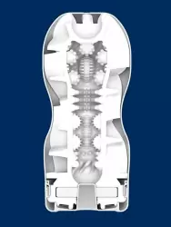 Нереалистичный мастурбатор Tenga Premium Air Flow Cup, 15,5 см, ТПЭ, белый