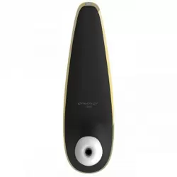 Бесконтактный клиторальный стимулятор Womanizer Plus Size – черный с белым