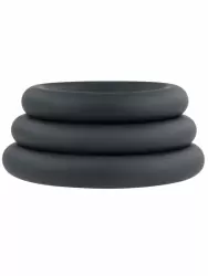 Набор эрекционных колец Evolved Selopa, 3 штуки, силикон