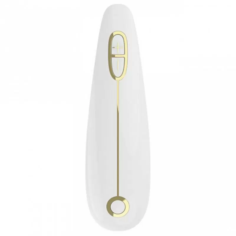 Бесконтактный клиторальный стимулятор Womanizer Plus Size – черный с белым