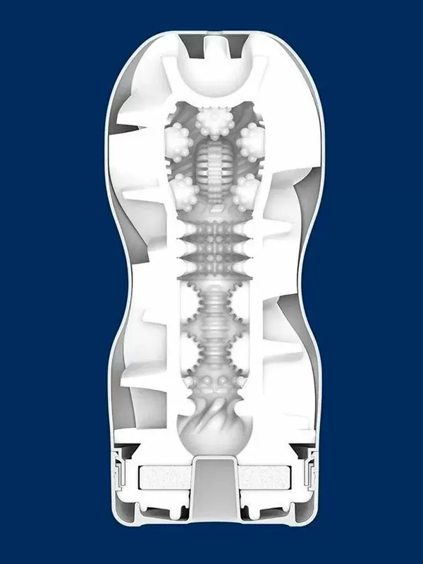 Нереалистичный мастурбатор Tenga Premium Air Flow Cup, 15,5 см, ТПЭ, белый