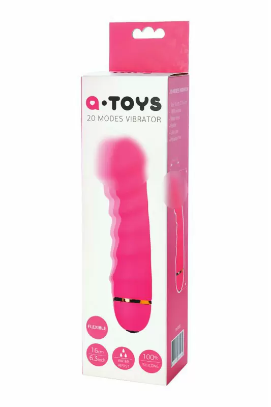Гибкий многофункциональный вибратор Toyfa A-toys – розовый