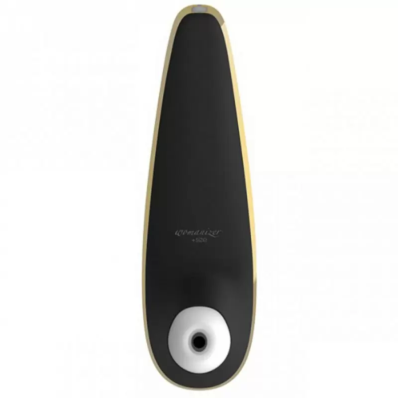 Бесконтактный клиторальный стимулятор Womanizer Plus Size – черный с белым