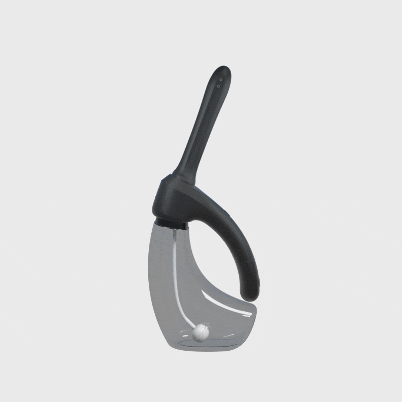 Душ для интимной гигиены Iceberg с вибрацией и автоматической подачей воды, Amovibe