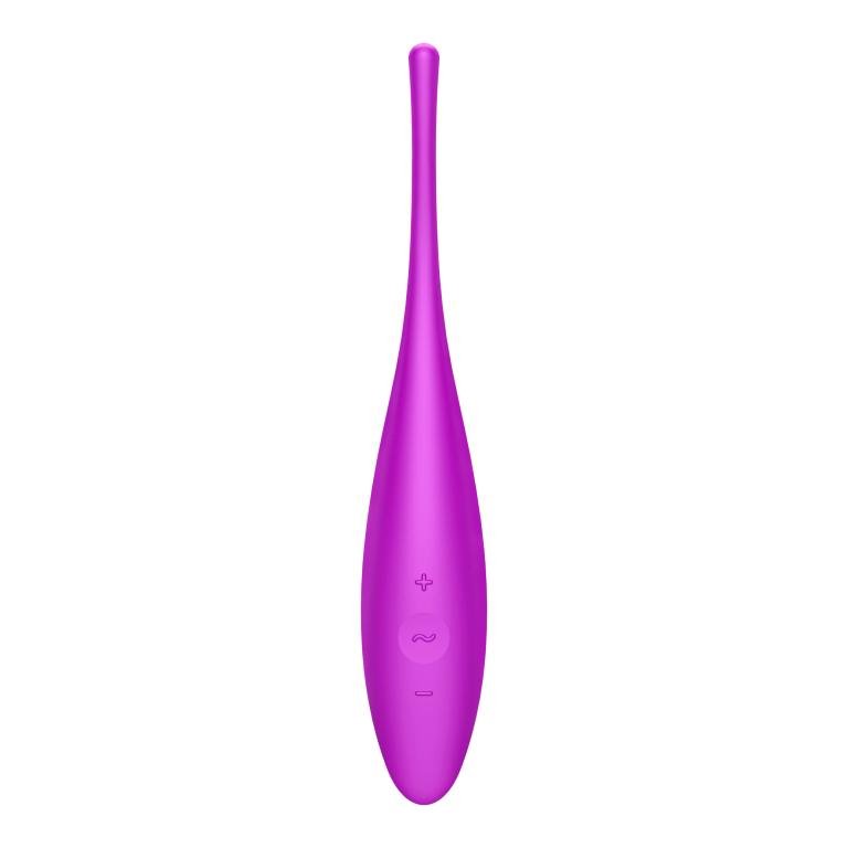 Точечный вибратор Satisfyer Twirling Joy, 17,8 см, силикон, фуксия