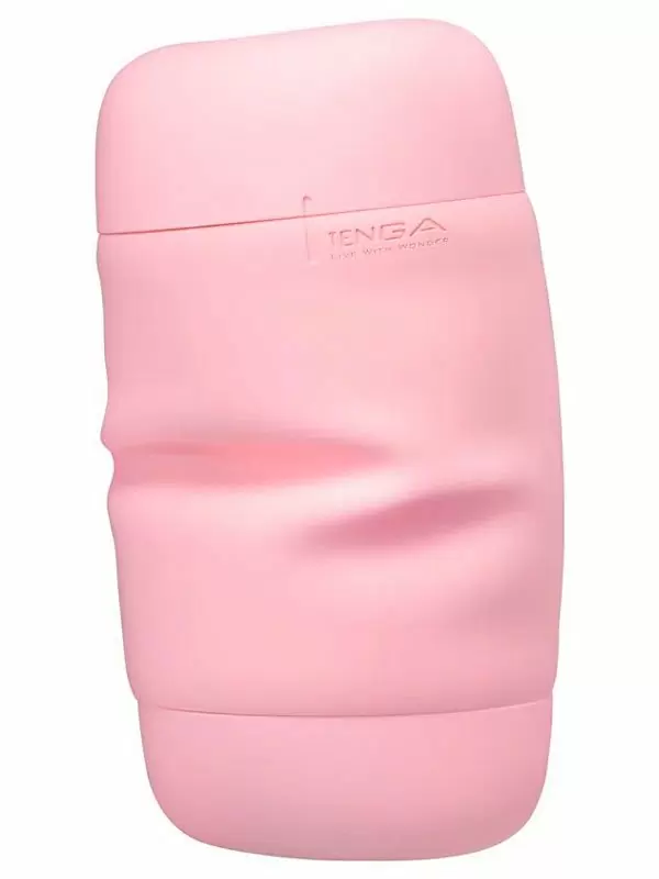 Мастурбатор Tenga Puffy Strawberry Pink, 16.5 см, ТЭП, розовый | Он и Она 18+