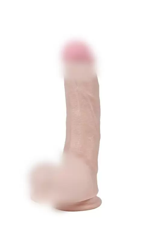 Реалистичный фаллоимитатор Real Basic Toy, 23 см, ПВХ, телесный