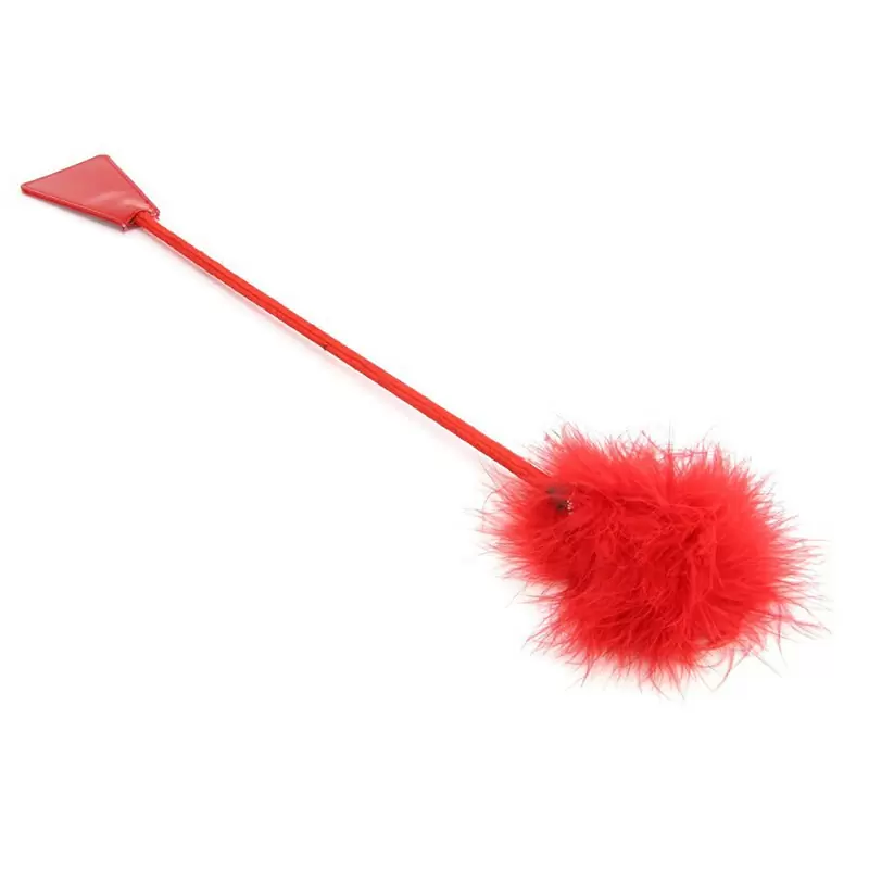 Красный стек Pipedream Feather Crop, длина 51 см