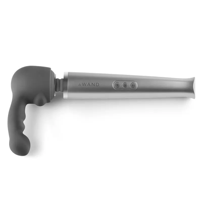 Силиконовая утяжеленная насадка Ripple для массажера le Wand - черный