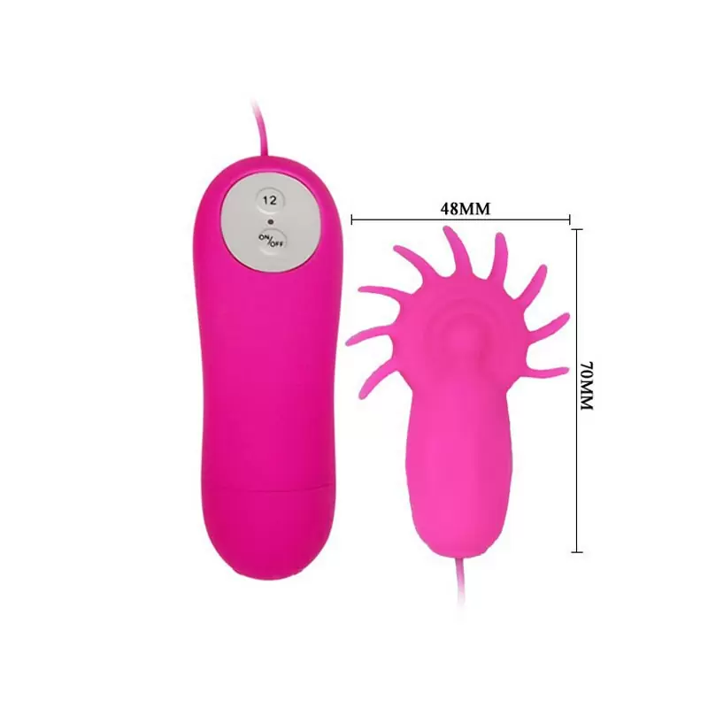 Многофункциональный вибростимулятор Boris с проводным пультом управления – розовый