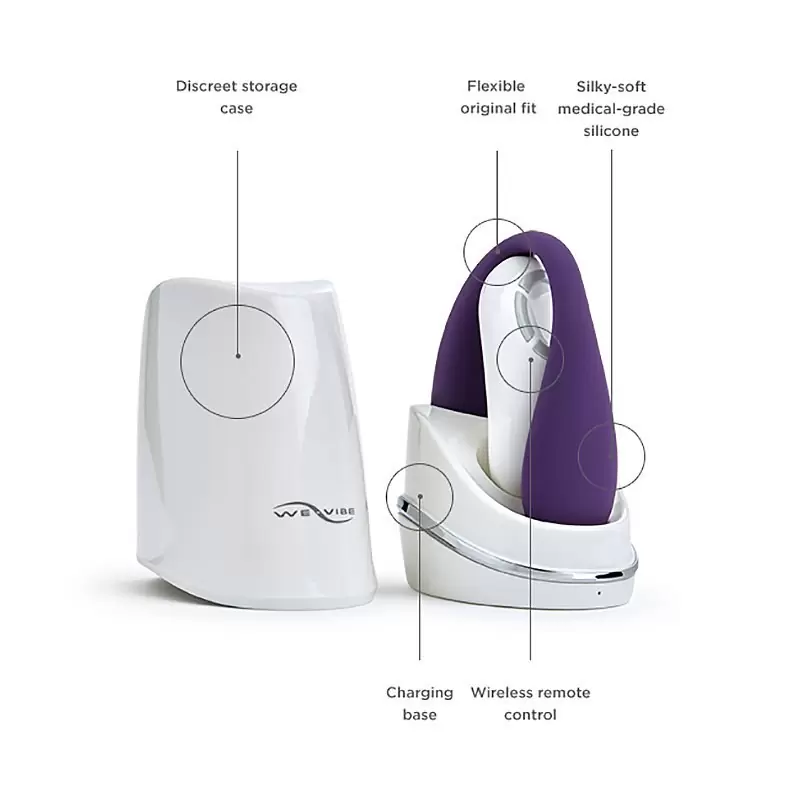Вибромассажер для пар We-Vibe Classic – фиолетовый