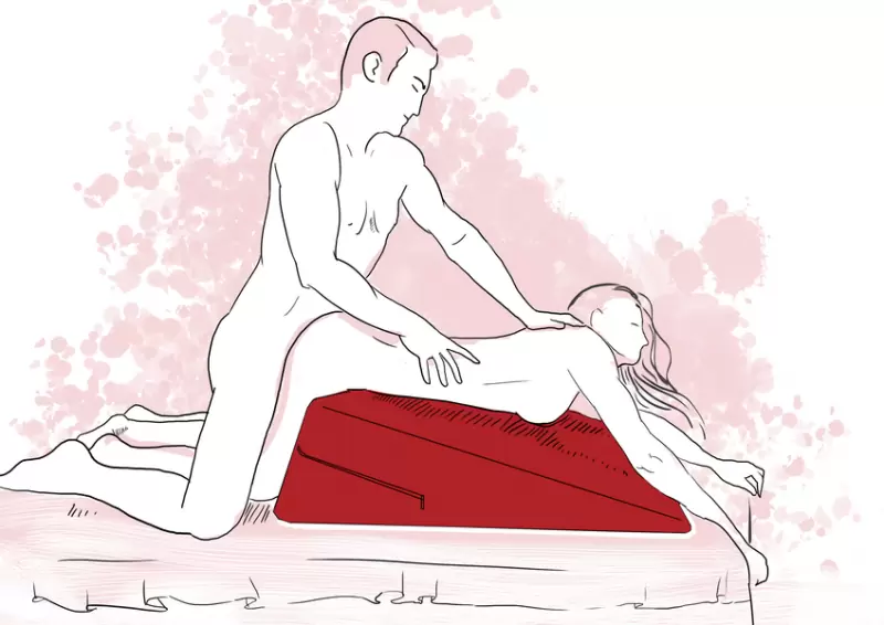 Подушка для любви большая Liberator Retail Ramp - фиолетовый