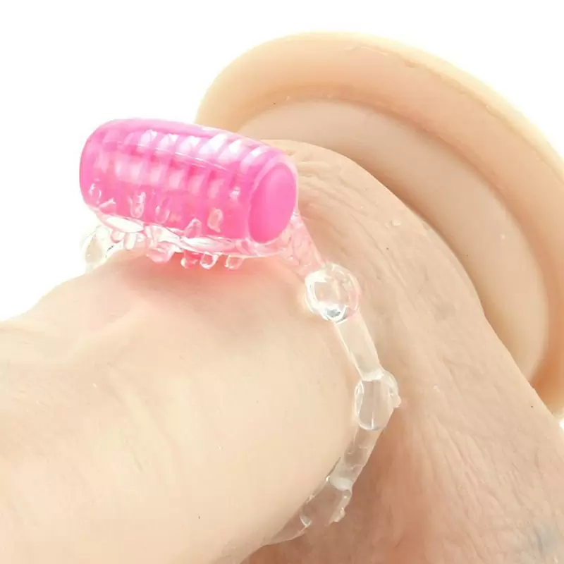 Яркое кольцо на пенис ColorPop Quickie Screaming O с вибрацией – розовый