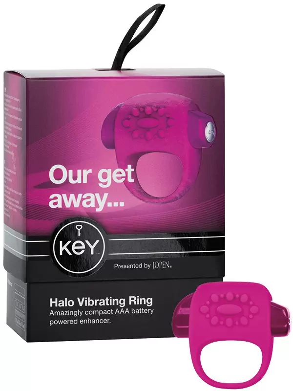 Вибро-кольцо Halo – розовое