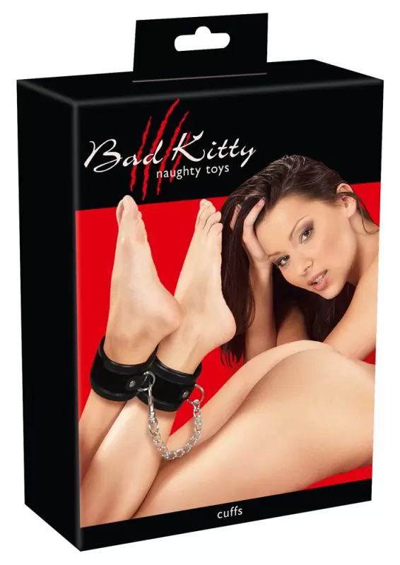 Оковы на цепочке Bad Kitty Fussfesseln - черный