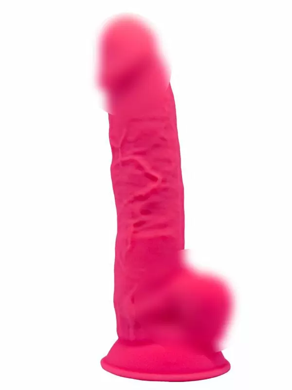 Реалистичный фаллоимитатор SILEXD Model 3, с мошонкой, 23,1 см, силикон, розовый