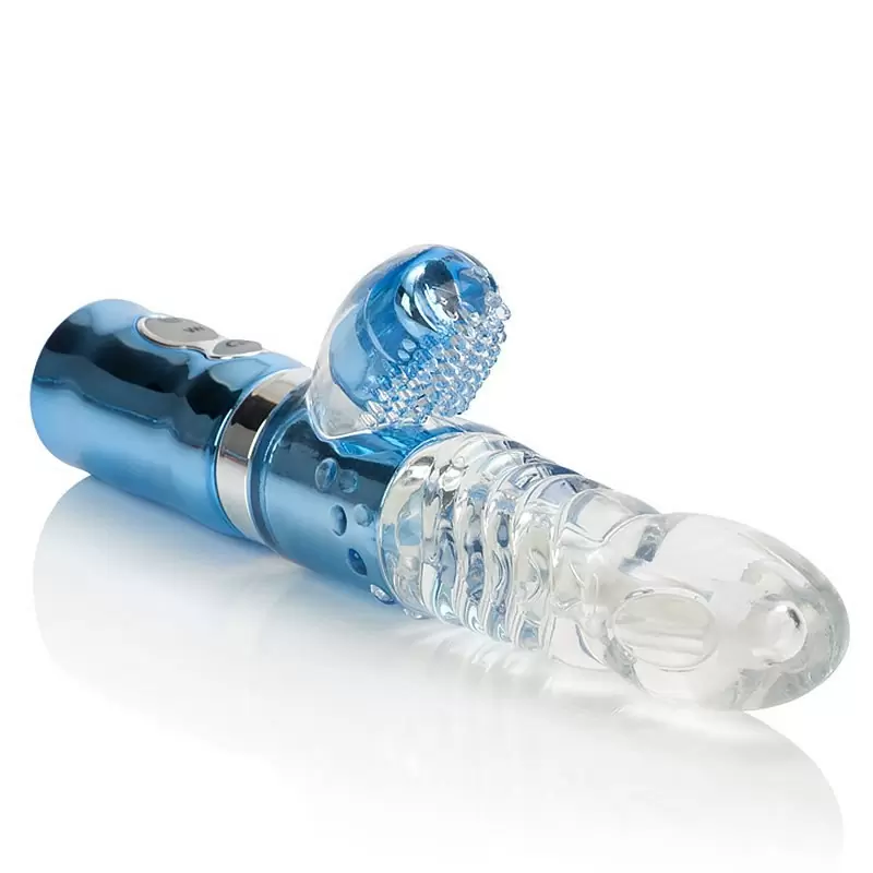 Хай-тек вибромассажер Precious Metal Jewels The Princess перезаряжаемый – голубой