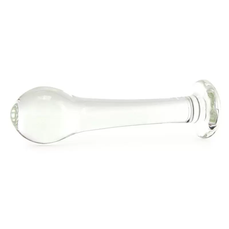 Анальный стимулятор из стекла Crystal Droplets – прозрачный