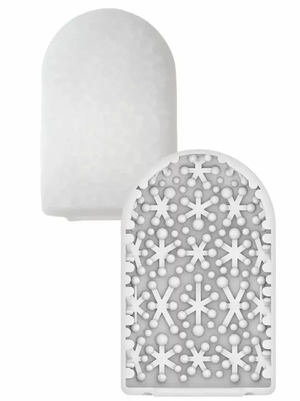 Нереалистичный мастурбатор Tenga Pocket Spark Beads, 7,5 см, ТПЭ, белый