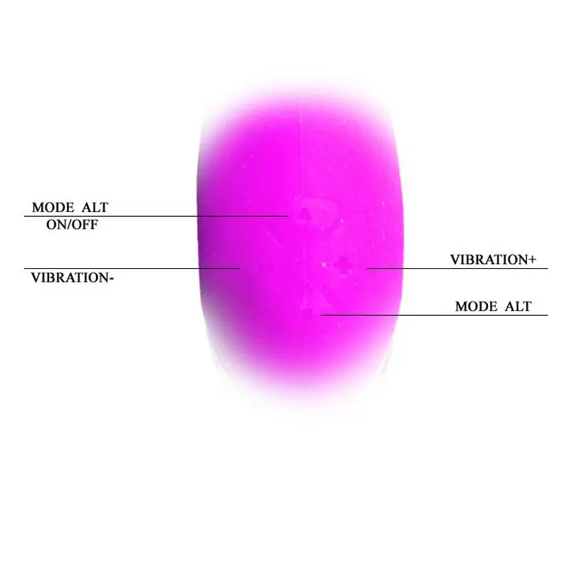 Изогнутый водонепроницаемый вибростимулятор Amour – пурпурный