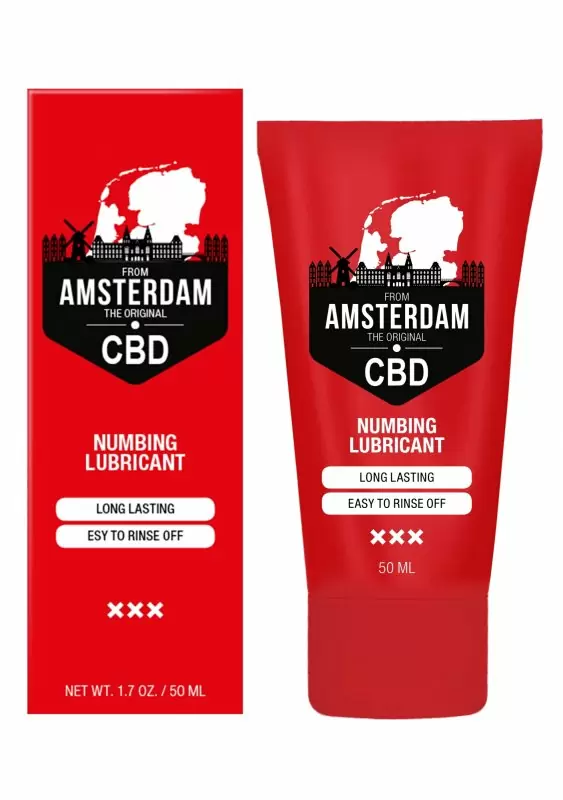 Пролонгирующий лубрикант Numbing CBD from Amsterdam - 50 ml