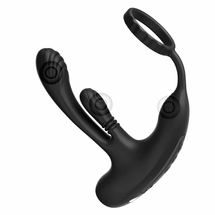 Инновационный масcажер простаты HERO Amovibe, с технологией массажа на 360°, 10 режимов, пульт ДУ