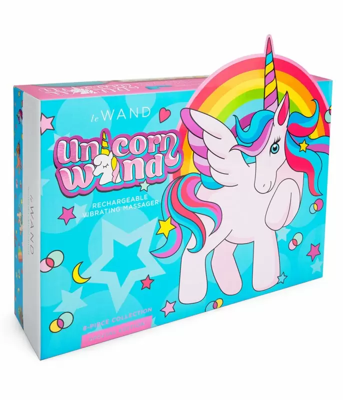 Лимитированный вибратор le WAND Unicorn, уникальный дизайн, 20 режимов, 34 см