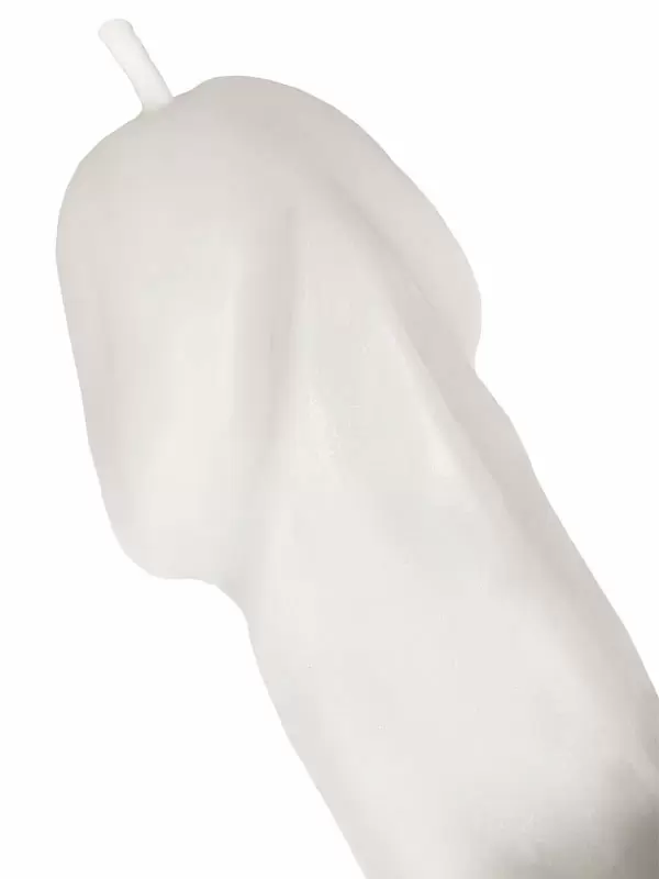 Оригинальная свеча Pecado BDSM «Пенис средний», 8,5 см, белая