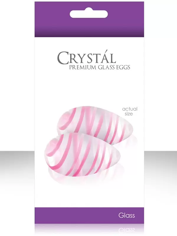 Вагинальные шарики из стекла Crystal Premium Glass - Clear