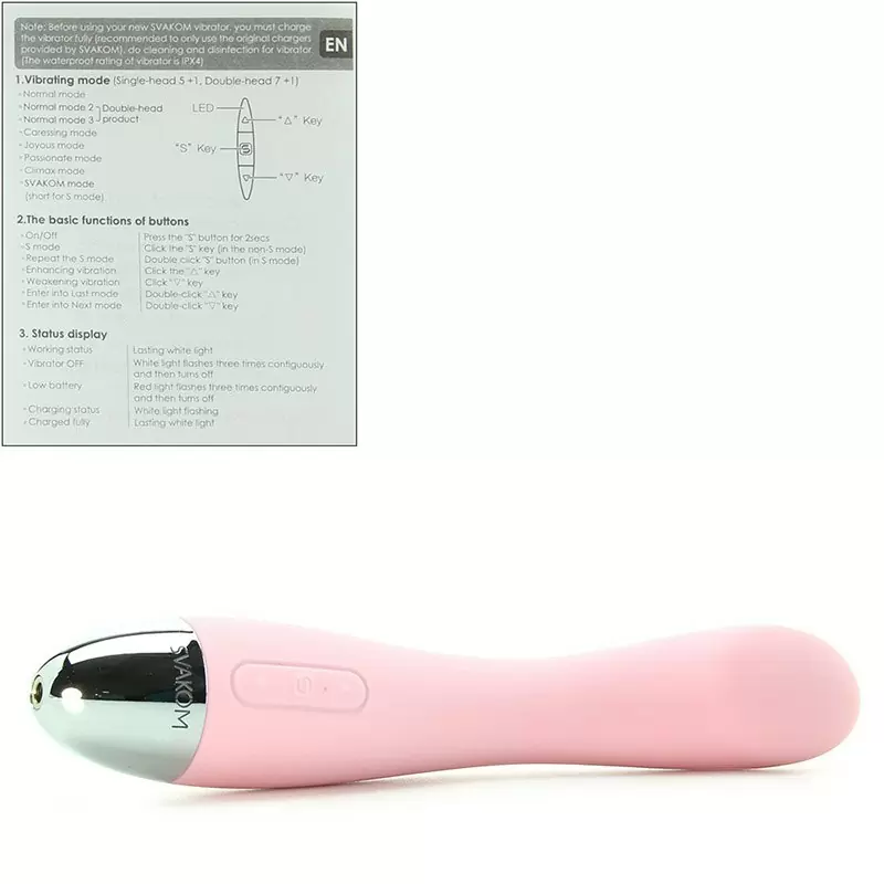 Вибромассажер Amy для точки G с интеллектуальным режимом – нежно розовый