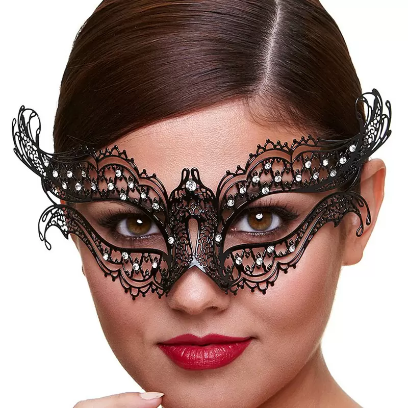 Маска со стразами Masq Hidden – черная