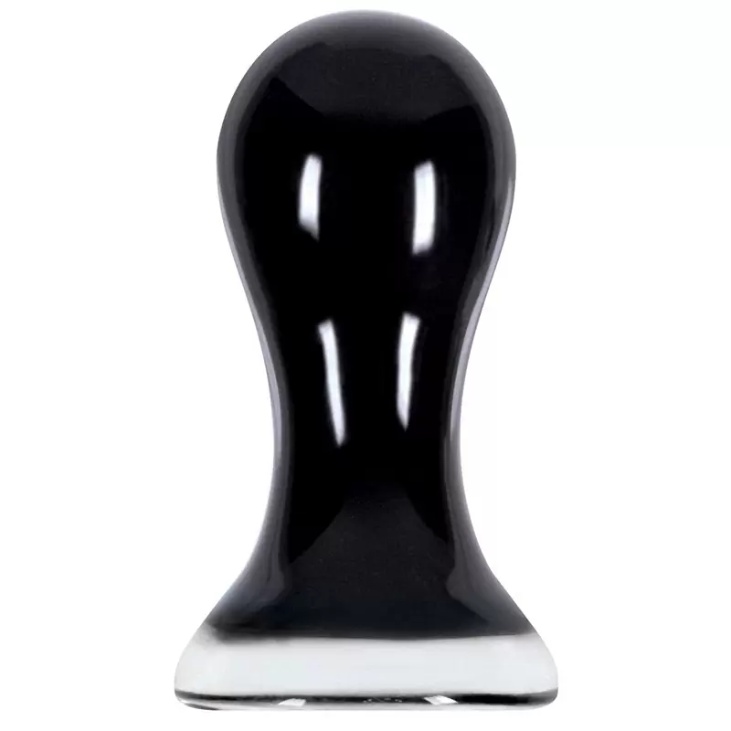 Анальный стимулятор Crystal Pops Large из стекла – черный