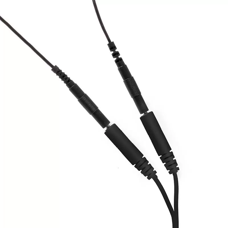 Электро-кольца Silicone Cock Straps на пенис и мошонку – черный