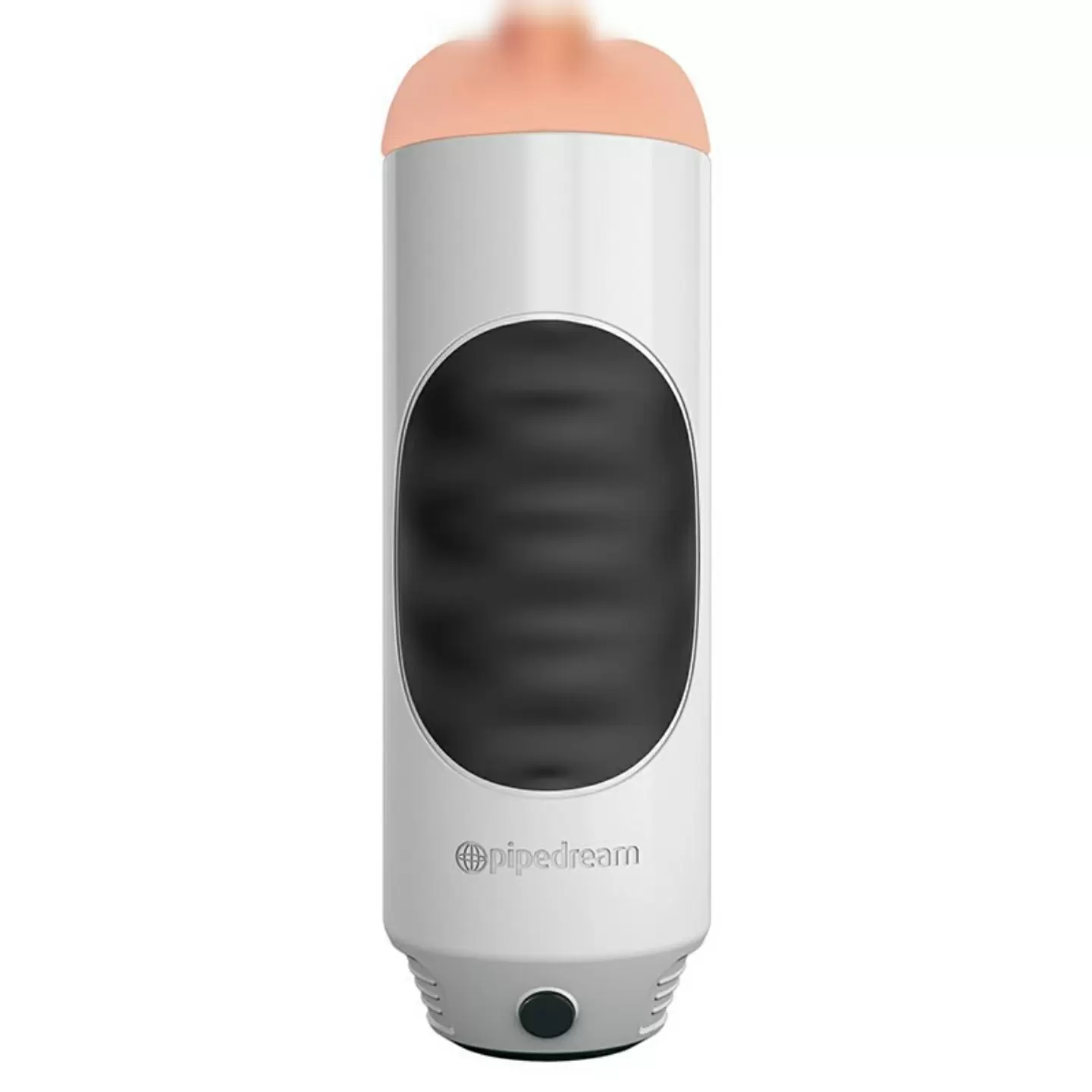 Мастурбатор вагина Mega Grip Vibrating Stroker Pussy с вибрацией - белый
