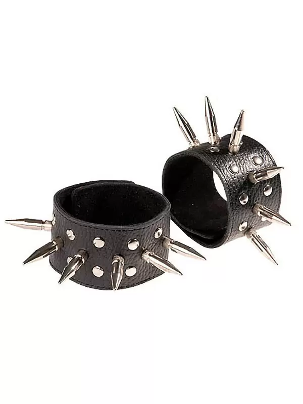 Напульсники Sitabella с большими шипами – черный	
