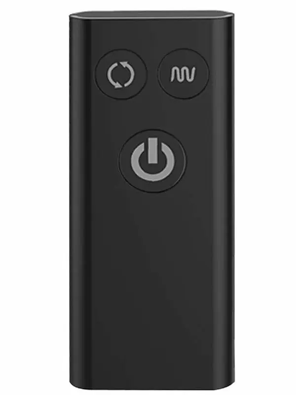 Анальная вибровтулка Nexus Tornado Beaded Probe Large с функцией вращения, 18,8 см, черная | Он и Она 18+