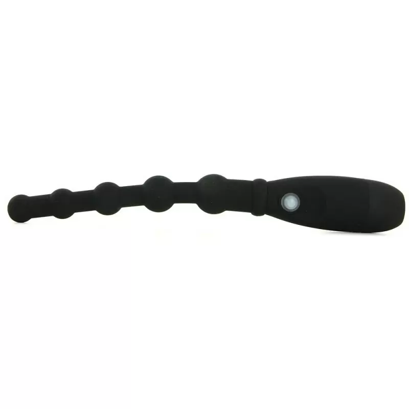 Анальная цепочка с вибрацией Booty Call Booty Flexer – черный