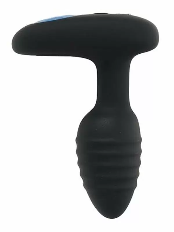 Интерактивная анальная вибропробка Kiiroo OhMiBod Lumen, 10,1 см, силикон, черный