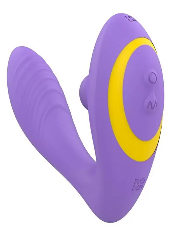 Вакуумный вибратор-кролик Romp Reverb, технология Pleasure Air, 7 режимов, сиреневый