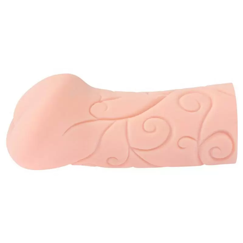 Декорированный мастурбатор-вагина Tattoo с крупной рельефной точкой G – телесный 