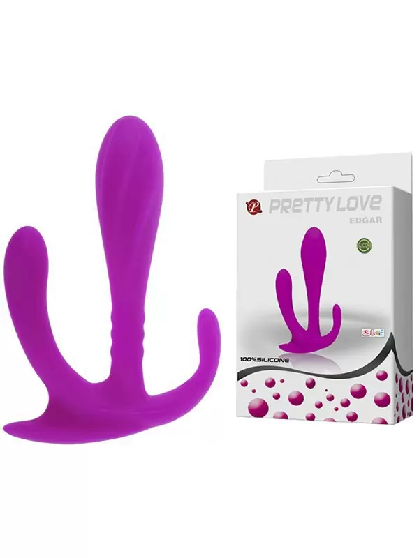 Анально-вагинальный стимулятор Edgar – розовый 