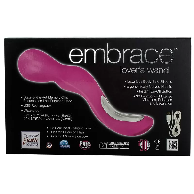 Вибромассажер Embrace Lover's Wand перезаряжаемый – розовый