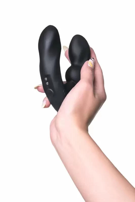 Массажер простаты Lovense Edge 2. 10 режимов вибрации, 9.1 см, силикон, черный