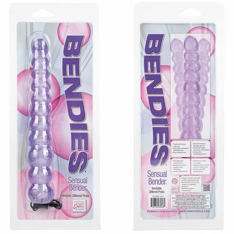 Анальный стимулятор Bendies Sensual Benders - фиолетовый