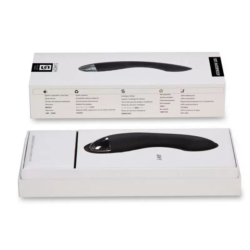 Вибромассажер Amy для точки G с интеллектуальным режимом – черный	