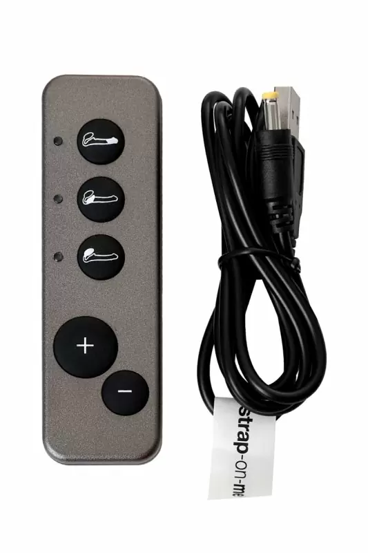 Безремневой страпон с вибрацией. Strap-on-me. 25 см. Телесный цвет