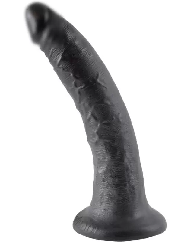 Реалистичный фаллоимитатор Pipedream King Cock 7, 17,8 см, диаметр 4 см, ПВХ, черный