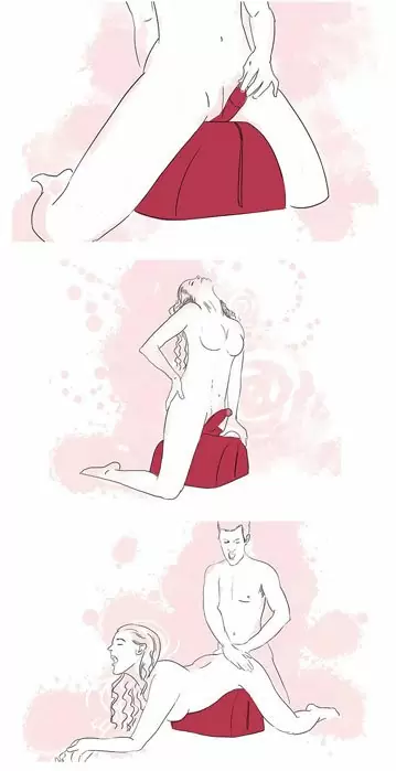 Подушка для любви Liberator BonBon с отверстием для секс-игрушки - черный